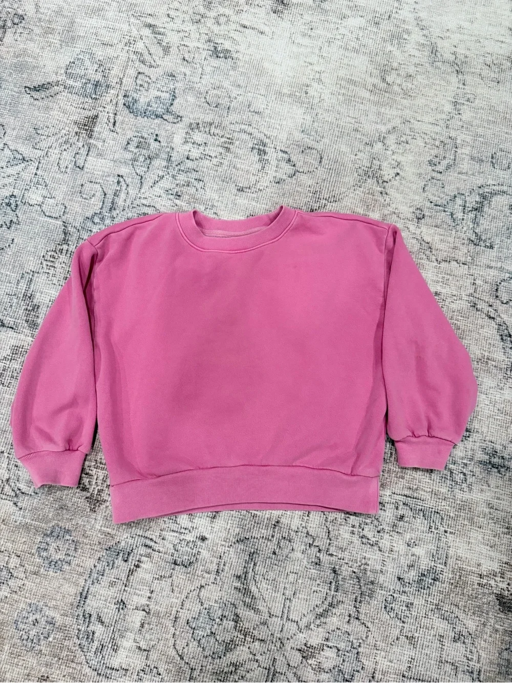 GAP Girls Bright Pink Crewneck Sweatshirt